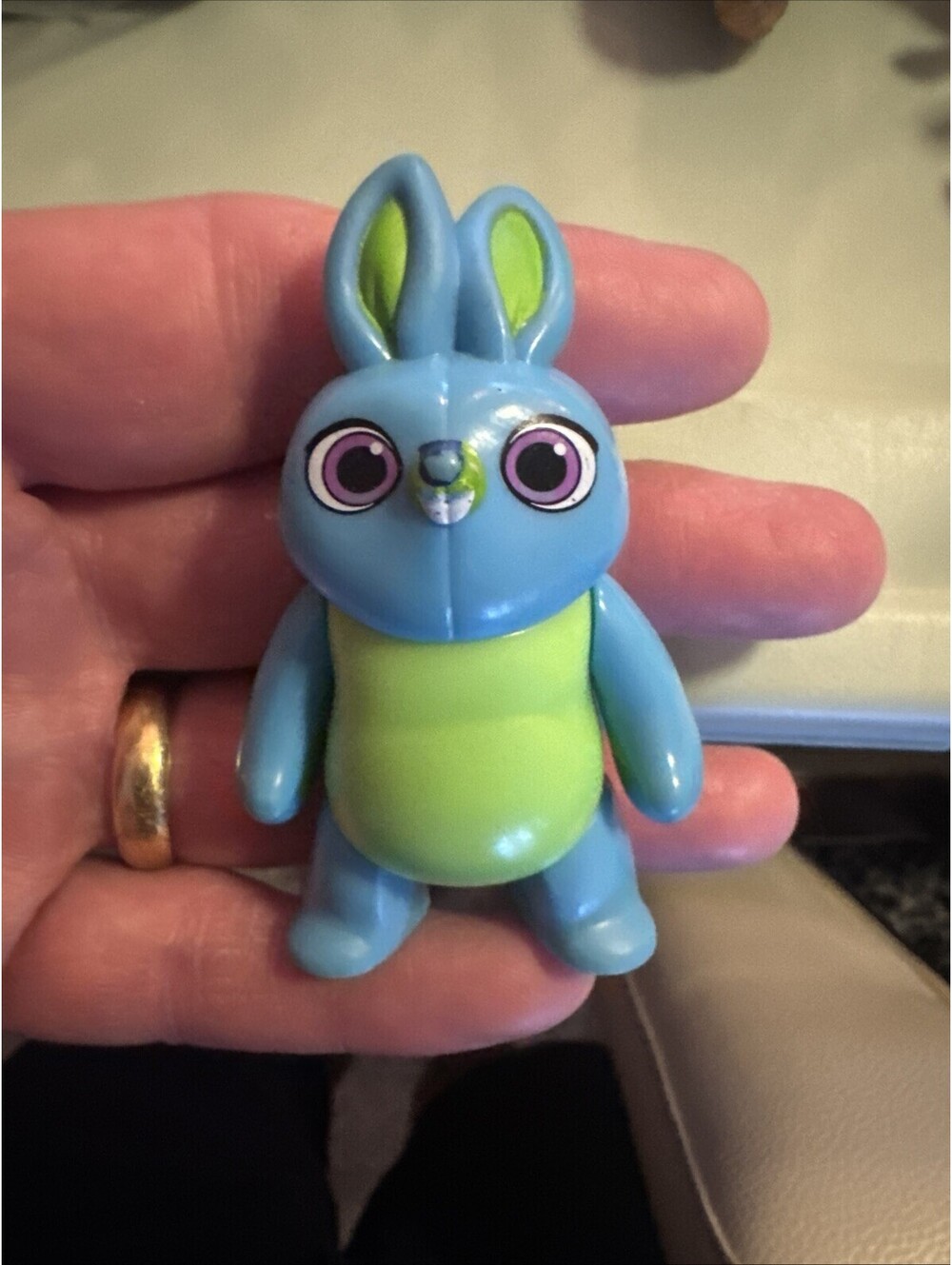 BLUE & GREEN BUNNY DISNEY PIXAR TOY STORY 3” FIGURE SOLID PVC IMAGENEXT TOY